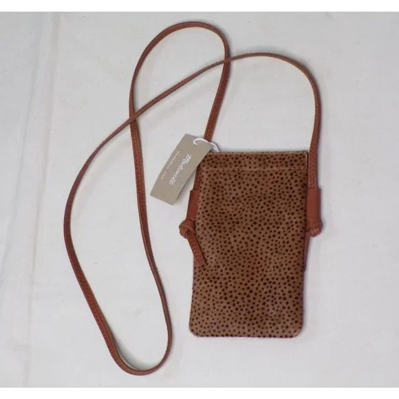MADEWELL Smartphone Crossbody Bag Case Calf Hair NEW - Picture 6 of 7